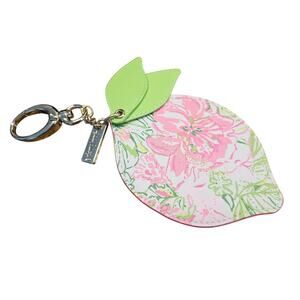Lilly Pulitzer Lemon Charm Resort White Koala Me Maybe GWP Small Bag Keychain